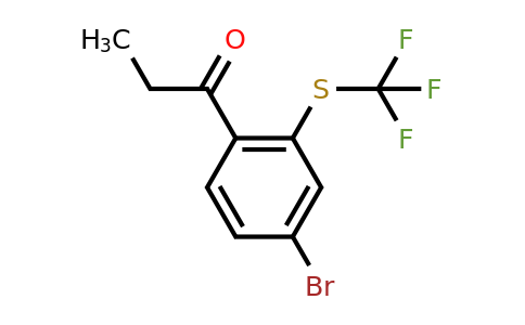 1803792-62-2 | 1-(4-Bromo-2-(trifluoromethylthio)phenyl)propan-1-one