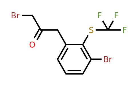 1803792-76-8 | 1-Bromo-3-(3-bromo-2-(trifluoromethylthio)phenyl)propan-2-one