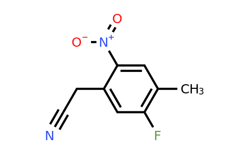 1803792-80-4 | 5-Fluoro-4-methyl-2-nitrophenylacetonitrile