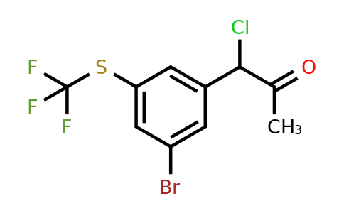 1803792-81-5 | 1-(3-Bromo-5-(trifluoromethylthio)phenyl)-1-chloropropan-2-one