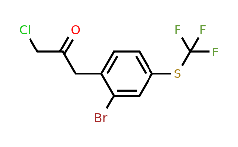 1803792-88-2 | 1-(2-Bromo-4-(trifluoromethylthio)phenyl)-3-chloropropan-2-one