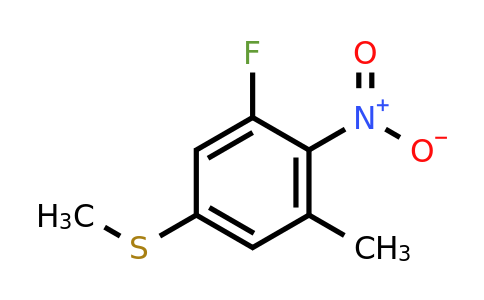 1803792-91-7 | 3-Fluoro-5-methyl-4-nitrothioanisole