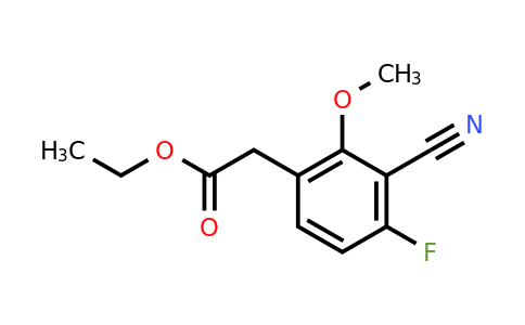 1803793-22-7 | Ethyl 3-cyano-4-fluoro-2-methoxyphenylacetate