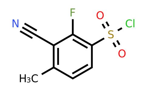 1803793-38-5 | 3-Cyano-2-fluoro-4-methylbenzenesulfonyl chloride
