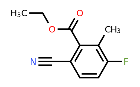 1803793-56-7 | Ethyl 6-cyano-3-fluoro-2-methylbenzoate