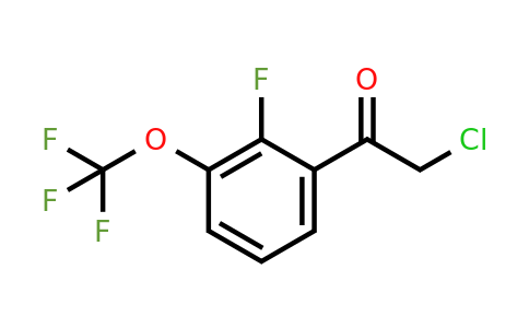 1803794-43-5 | 2'-Fluoro-3'-(trifluoromethoxy)phenacyl chloride