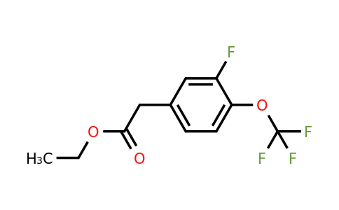 1803794-56-0 | Ethyl 3-fluoro-4-(trifluoromethoxy)phenylacetate