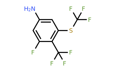 1803794-88-8 | 3-Fluoro-4-trifluoromethyl-5-(trifluoromethylthio)aniline