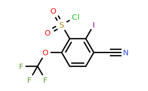 1803795-47-2 | 3-Cyano-2-iodo-6-(trifluoromethoxy)benzenesulfonylchloride