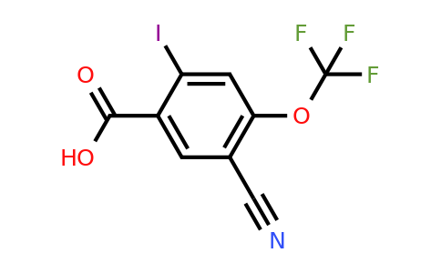 1803795-62-1 | 5-Cyano-2-iodo-4-(trifluoromethoxy)benzoic acid
