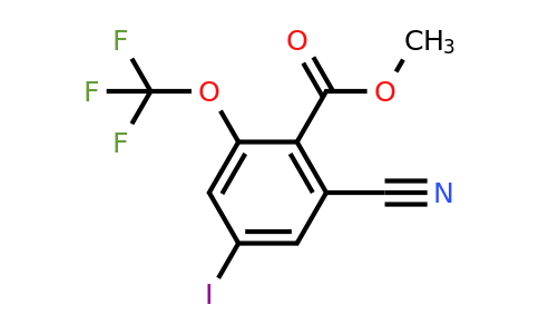 Methyl 2-cyano-4-iodo-6-(trifluoromethoxy)benzoate