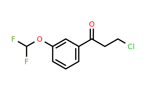 1803796-52-2 | 3-Chloro-1-(3-(difluoromethoxy)phenyl)propan-1-one