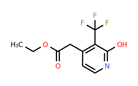 Ethyl 2-hydroxy-3-(trifluoromethyl)pyridine-4-acetate