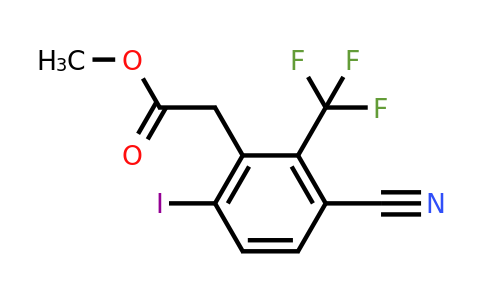 1803796-72-6 | Methyl 3-cyano-6-iodo-2-(trifluoromethyl)phenylacetate
