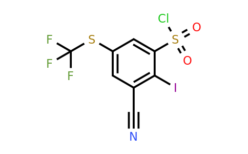 1803796-91-9 | 3-Cyano-2-iodo-5-(trifluoromethylthio)benzenesulfonylchloride