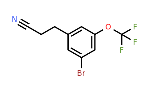 1803797-22-9 | 3-(3-Bromo-5-(trifluoromethoxy)phenyl)propanenitrile