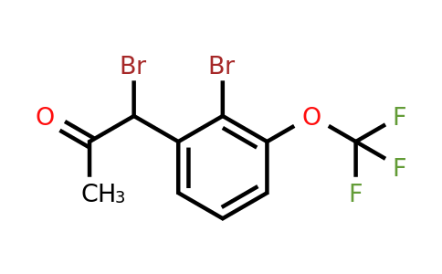 1803797-40-1 | 1-Bromo-1-(2-bromo-3-(trifluoromethoxy)phenyl)propan-2-one