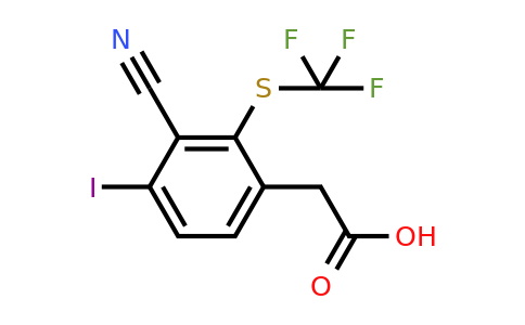 1803797-47-8 | 3-Cyano-4-iodo-2-(trifluoromethylthio)phenylacetic acid