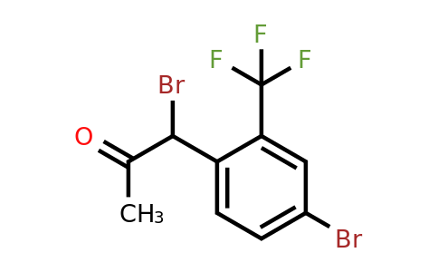 1803798-12-0 | 1-Bromo-1-(4-bromo-2-(trifluoromethyl)phenyl)propan-2-one
