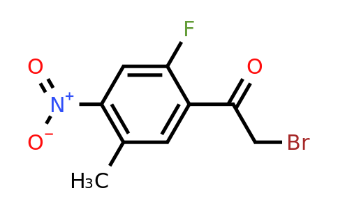 1803798-90-4 | 2'-Fluoro-5'-methyl-4'-nitrophenacyl bromide