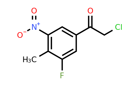 1803799-01-0 | 3'-Fluoro-4'-methyl-5'-nitrophenacyl chloride