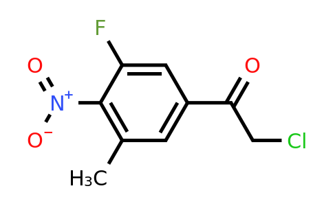 1803799-05-4 | 3'-Fluoro-5'-methyl-4'-nitrophenacyl chloride