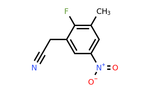 1803799-38-3 | 2-Fluoro-3-methyl-5-nitrophenylacetonitrile