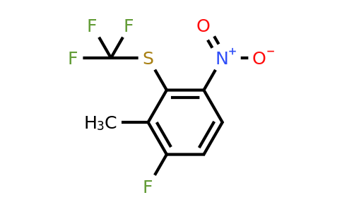 1803800-85-2 | 6-Fluoro-3-nitro-2-(trifluoromethylthio)toluene