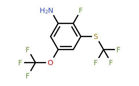 1803801-05-9 | 2-Fluoro-5-trifluoromethoxy-3-(trifluoromethylthio)aniline