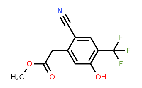 1803801-87-7 | Methyl 2-cyano-5-hydroxy-4-(trifluoromethyl)phenylacetate