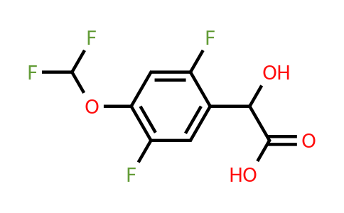 1803803-66-8 | 2,5-Difluoro-4-(difluoromethoxy)mandelic acid