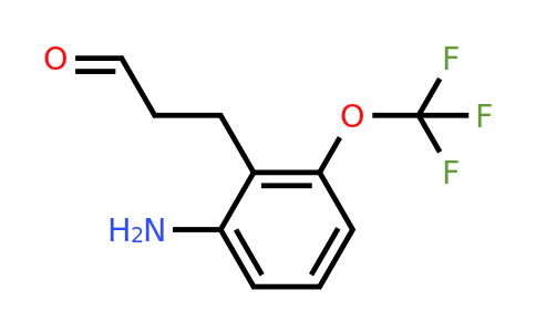 1803804-36-5 | 3-(2-Amino-6-(trifluoromethoxy)phenyl)propanal
