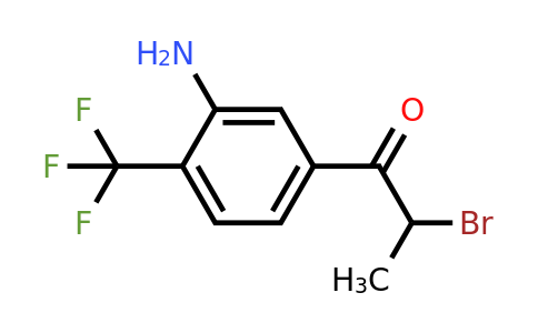 1803804-94-5 | 1-(3-Amino-4-(trifluoromethyl)phenyl)-2-bromopropan-1-one