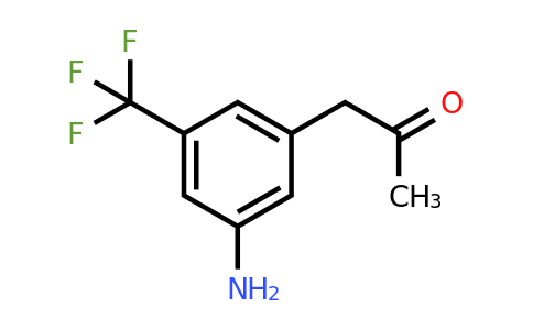 1803805-23-3 | 1-(3-Amino-5-(trifluoromethyl)phenyl)propan-2-one