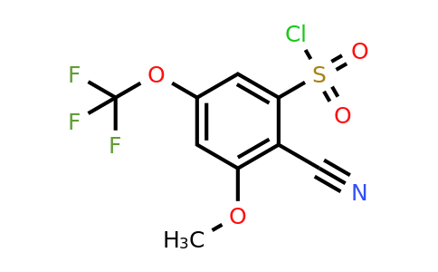1803805-55-1 | 2-Cyano-3-methoxy-5-(trifluoromethoxy)benzenesulfonylchloride