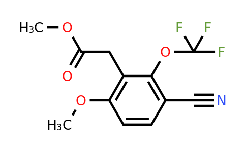 1803805-92-6 | Methyl 3-cyano-6-methoxy-2-(trifluoromethoxy)phenylacetate