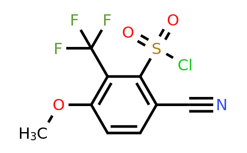 1803805-99-3 | 6-Cyano-3-methoxy-2-(trifluoromethyl)benzenesulfonylchloride