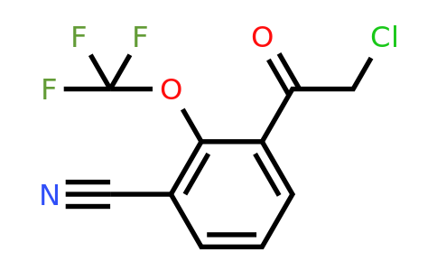 1803806-11-2 | 3'-Cyano-2'-(trifluoromethoxy)phenacyl chloride