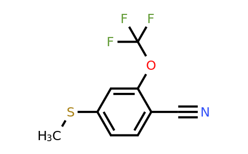 1803806-17-8 | 4-Cyano-3-(trifluoromethoxy)thioanisole