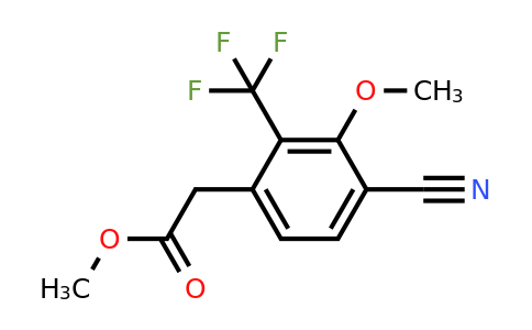 1803806-28-1 | Methyl 4-cyano-3-methoxy-2-(trifluoromethyl)phenylacetate