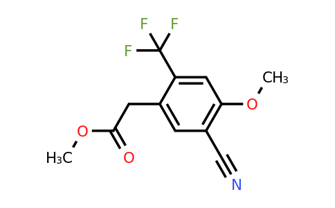 1803806-30-5 | Methyl 5-cyano-4-methoxy-2-(trifluoromethyl)phenylacetate