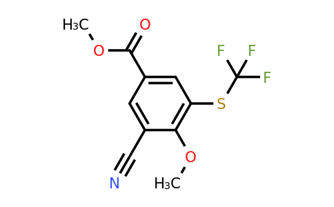 1803806-41-8 | Methyl 3-cyano-4-methoxy-5-(trifluoromethylthio)benzoate