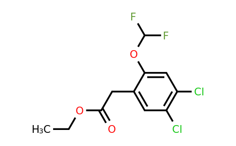 1803806-67-8 | Ethyl 4,5-dichloro-2-(difluoromethoxy)phenylacetate