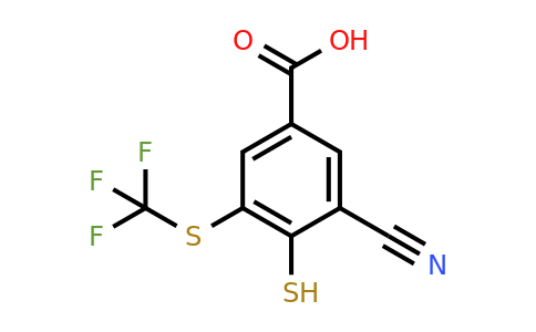 1803807-09-1 | 3-Cyano-4-mercapto-5-(trifluoromethylthio)benzoic acid