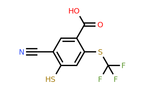 1803807-23-9 | 5-Cyano-4-mercapto-2-(trifluoromethylthio)benzoic acid