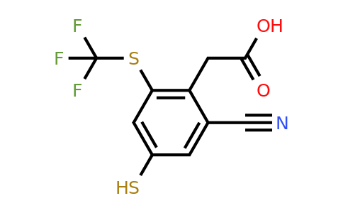 1803807-68-2 | 2-Cyano-4-mercapto-6-(trifluoromethylthio)phenylacetic acid