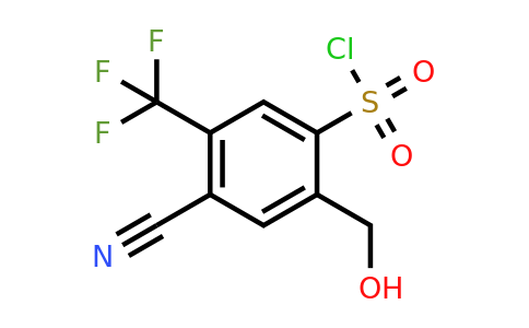 1803807-70-6 | 4-Cyano-2-hydroxymethyl-5-(trifluoromethyl)benzenesulfonylchloride