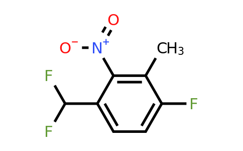 1803807-72-8 | 4-Fluoro-3-methyl-2-nitrobenzodifluoride