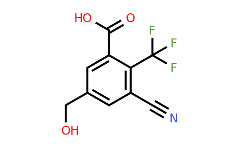 1803807-80-8 | 3-Cyano-5-hydroxymethyl-2-(trifluoromethyl)benzoic acid