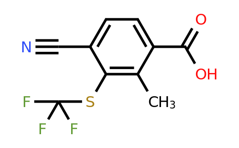 1803808-16-3 | 4-Cyano-2-methyl-3-(trifluoromethylthio)benzoic acid